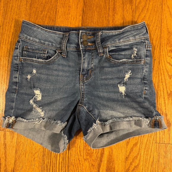 SO Denim Blue Women's Shorts Size 3 - Picture 1 of 5